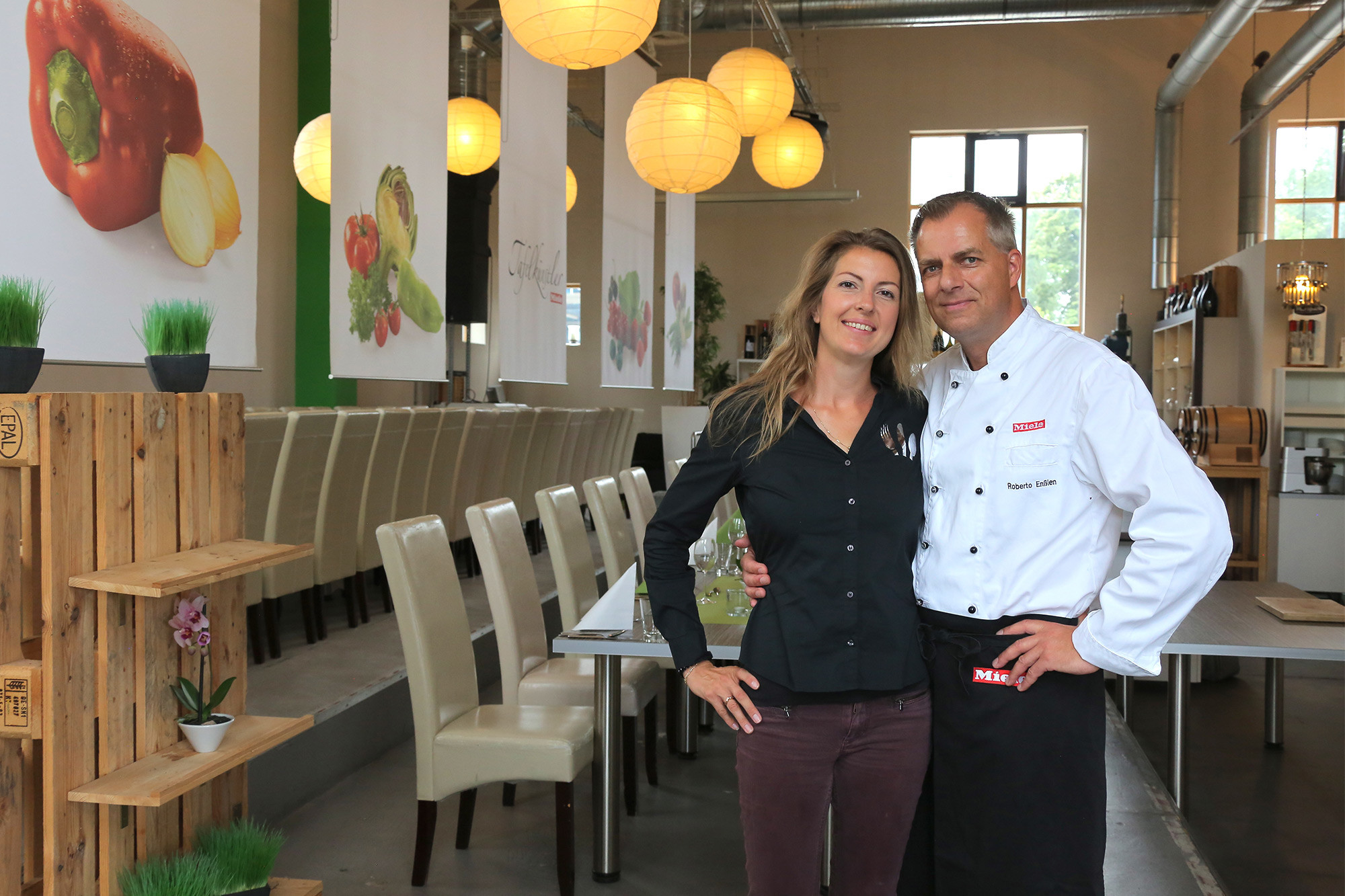 Das Event-Kochstudio: Alina und Roberto