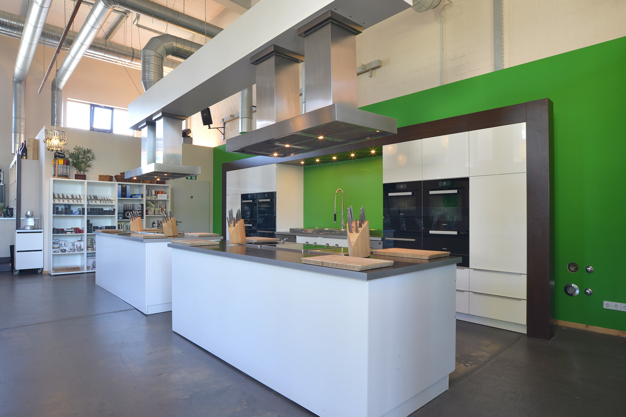 Das Event-Kochstudio Küchenblöcke